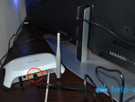 How to connect a Philips TV to the Internet via a network cable (LAN) via a router