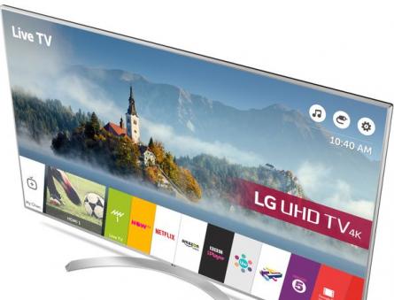 Setting up smart TV on an LG TV