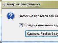 A Mozilla Firefox beállítása alapértelmezett böngészőként A Mozilla Firefox beállítása alapértelmezett böngészőként
